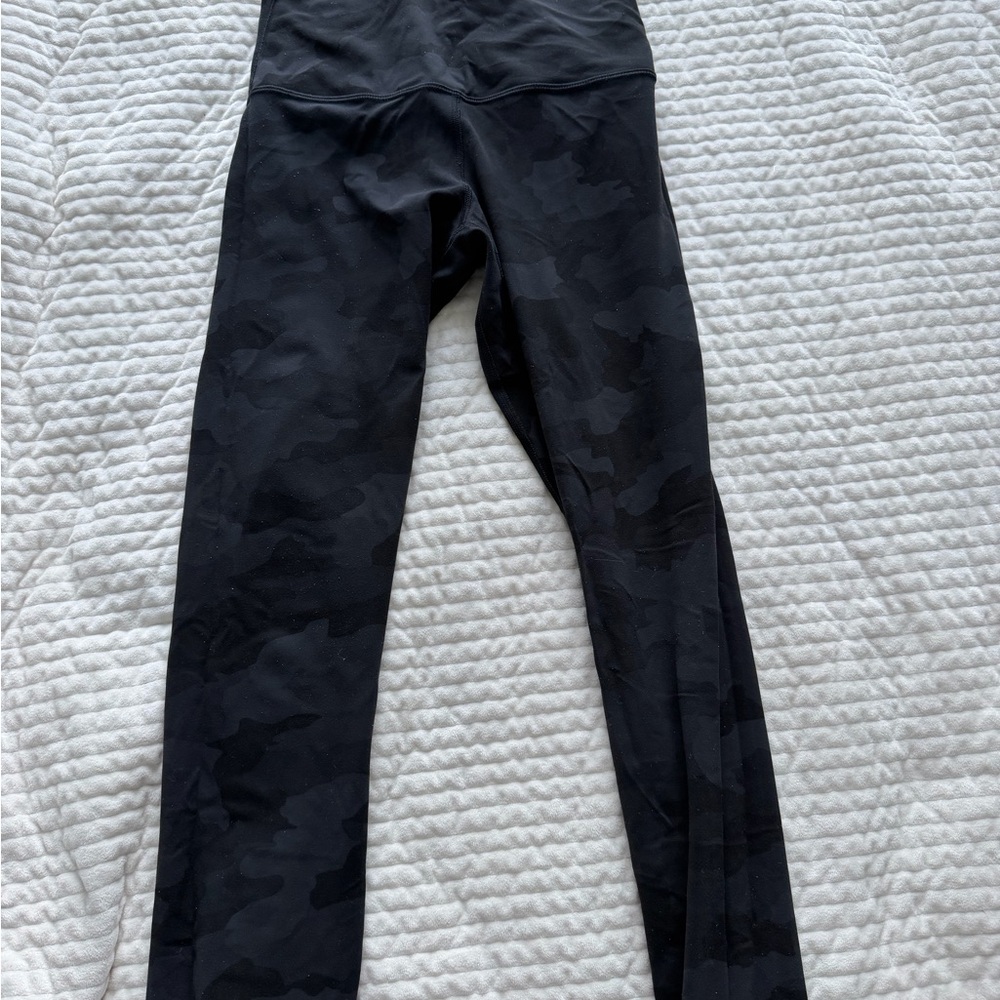 lululemon athletica Black Camo Leggings